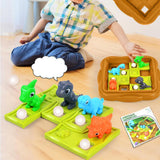 Sliding Dinosaur Puzzle Toy for Birthday Gift Boys and Girls Holiday Present