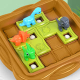 Sliding Dinosaur Puzzle Toy for Birthday Gift Boys and Girls Holiday Present