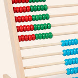 Wooden Abacus 10 Rows Educational Abacus for Kindergarten Kids Kindergartens