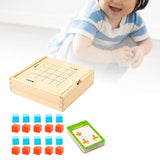 Stacking Toy Spatial Logical Sensorial Teaching Toy for Child Ages 4-6 Years