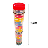 Rainstick Rattle Tube Montessori Baby Rainmaker Toy for Children Kids Babies 30cm