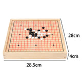 Multifunction Chess Set Party Game Fine Motor Skills Playing Montessori Toy 4 in 1