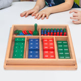 Montessori Stamp Game Classical Counting Baby Boys Girls Early Learning Tool