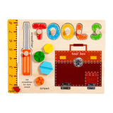 Peg Puzzles Learning Toys Wooden Busy Board for Boy and Girls Preschool Gift Tool Busy Board