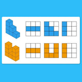 Maxbell 100 Pieces Centimeter Cubes Math Learn Cubes for Ages 4 5 6 7 Years Old Boys Girls