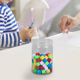 Maxbell 100 Pieces Centimeter Cubes Math Learn Cubes for Ages 4 5 6 7 Years Old Boys Girls