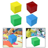 Montessori Math Cube Kindergarten Montessori Toy for Kids Boys Girls Ages 2+ Yellow