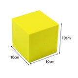 Montessori Math Cube Kindergarten Montessori Toy for Kids Boys Girls Ages 2+ Yellow