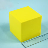 Montessori Math Cube Kindergarten Montessori Toy for Kids Boys Girls Ages 2+ Yellow