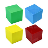 Montessori Math Cube Kindergarten Montessori Toy for Kids Boys Girls Ages 2+ Yellow