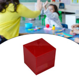 Montessori Math Cube Kindergarten Montessori Toy for Kids Boys Girls Ages 2+ Red