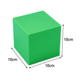 Montessori Math Cube Kindergarten Montessori Toy for Kids Boys Girls Ages 2+ Green