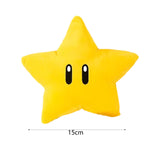 Cute Stuffed Plush Star Living Room Decoration Gifts Cartoon Mario Plush Toy small