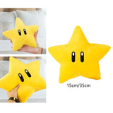 Cute Stuffed Plush Star Living Room Decoration Gifts Cartoon Mario Plush Toy small