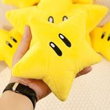 Cute Stuffed Plush Star Living Room Decoration Gifts Cartoon Mario Plush Toy small