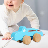 Pull Along Walking Toys Developmental Toy Cartoon Montessori Toys Boys Girls crocodile