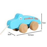 Pull Along Walking Toys Developmental Toy Cartoon Montessori Toys Boys Girls crocodile