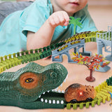 Dinosaur Toy Track for Kids Funny Dinosaur Toys for Boys Girls Toddlers Baby 144 dinosaur track