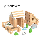 3D Puzzle Architecture Kids Construction Toy for Children Bedroom Decoration