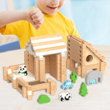 3D Puzzle Architecture Kids Construction Toy for Children Bedroom Decoration