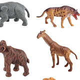 12Pcs Mini Prehistoric Animal Model Holiday Present Ancient Animal Figurines Style C