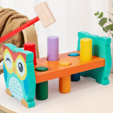 Pounding Bench Wood Toy Wooden Pounding Game for Birthday Gifts Party Favors