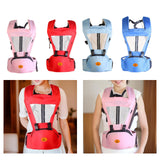 Baby Body Holder with Back Support Breathable for Mom Dad Travelling Newborn Pink