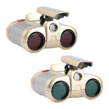 Telescope Toy Magnifying Glass Funny Multifunctional Durable Kids Binoculars Red Film