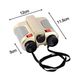 Telescope Toy Magnifying Glass Funny Multifunctional Durable Kids Binoculars Red Film