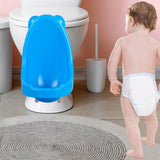 Pee Training Funny Hanging Portable Potty Trainer Urinal for Boys Child Kids Blue