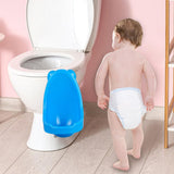 Pee Training Funny Hanging Portable Potty Trainer Urinal for Boys Child Kids Blue