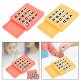 Maxbell 15 Klotski Puzzle Math Educational Toys Sliding Number Puzzle for Boys Girls Pink