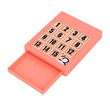 Maxbell 15 Klotski Puzzle Math Educational Toys Sliding Number Puzzle for Boys Girls Pink