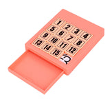 Maxbell 15 Klotski Puzzle Math Educational Toys Sliding Number Puzzle for Boys Girls Pink