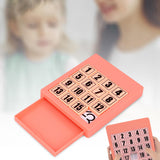 Maxbell 15 Klotski Puzzle Math Educational Toys Sliding Number Puzzle for Boys Girls Pink