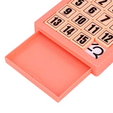 Maxbell 15 Klotski Puzzle Math Educational Toys Sliding Number Puzzle for Boys Girls Pink