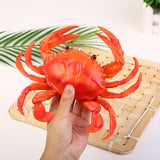 Realistic Crab Figurine Kid Toy Sea Animal Figures Model for Girls Teens Children