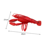 Artificial Lobster Figure Home Decoration Sea Animal Figures Model for Girls