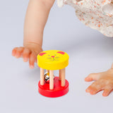 Baby Roller Rattle Nursing for Ages 0 -2 Years Birthday Gift Roller Bell Toy yellow