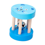 Baby Roller Rattle Nursing for Ages 0 -2 Years Birthday Gift Roller Bell Toy blue