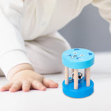 Baby Roller Rattle Nursing for Ages 0 -2 Years Birthday Gift Roller Bell Toy blue