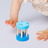 Baby Roller Rattle Nursing for Ages 0 -2 Years Birthday Gift Roller Bell Toy blue