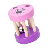 Baby Roller Rattle Nursing for Ages 0 -2 Years Birthday Gift Roller Bell Toy violet