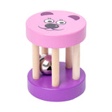 Baby Roller Rattle Nursing for Ages 0 -2 Years Birthday Gift Roller Bell Toy violet