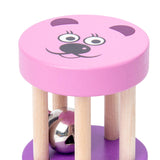 Baby Roller Rattle Nursing for Ages 0 -2 Years Birthday Gift Roller Bell Toy violet