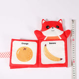 Baby Toy Feel Soft Baby Crinkle Book for Activity Interaction Birthday fox