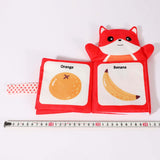 Baby Toy Feel Soft Baby Crinkle Book for Activity Interaction Birthday fox