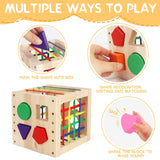 Montessori Shape Blocks Sensory for Sensory Exploration Activity Imagination