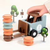 Forklift Toy Fun Stacking Matching Skill Game 2 Player Stacking Toy for Kids