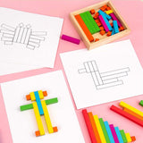 Small Numerical Rods Montessori Math Materials for Educational Learning Kids